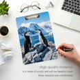 thumbnail image 5 of FMSHPON Chinstrap Penguin Clipboard Hardboard Wood Nursing Clip Board and Pull for Standard A4 Letter 13x9 inches, 5 of 7