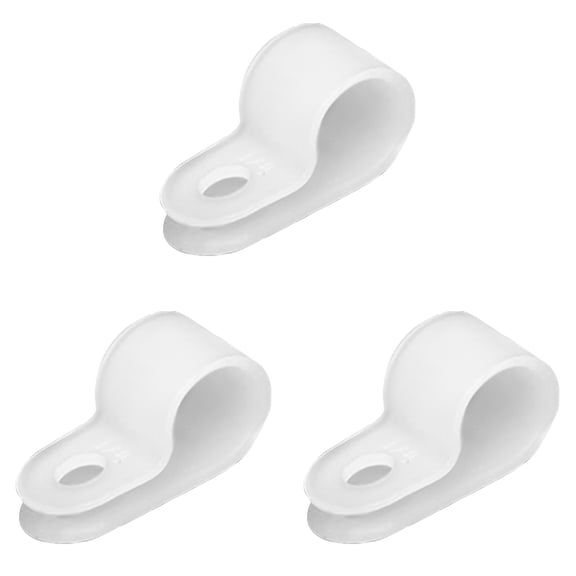 Cable Management Clips - Wire Organizer Adhesive Clips - Cord Holder for Desk Wall Management - White