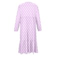 thumbnail image 4 of UQJfacai Girls Maxi Dress Polka Dot Long Sleeve Crewneck Casual Dresses Ruffle Flowy Dress with Pockets Party Holiday Outfits 4-15 Years, 4 of 6