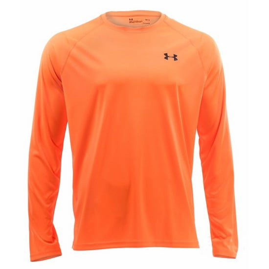 orange under armour long sleeve shirt