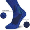 thumbnail image 3 of Scrunch Football Socks 2 Pack, Extra Long Padded Athletic Socks for Men & Women, 3 of 6