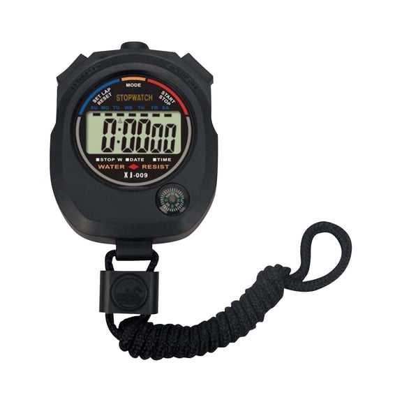 Digital Sports Stopwatch - 86.42.3cm, ABS, 54g - Referee Timer/Sports Training