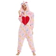 thumbnail image 2 of Pyjama une Pièce en Flanelle Parent-Enfant Dessin Animé animal avec Strass, 2 of 5