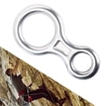thumbnail image 2 of Eighth Abseil Device Climbing 8 Descender, Sagging Rappel Rock Climbing Descending Belaying Equipment Rappel Device For Outdoor Recreation, Strong Safe Durable, 2 of 5