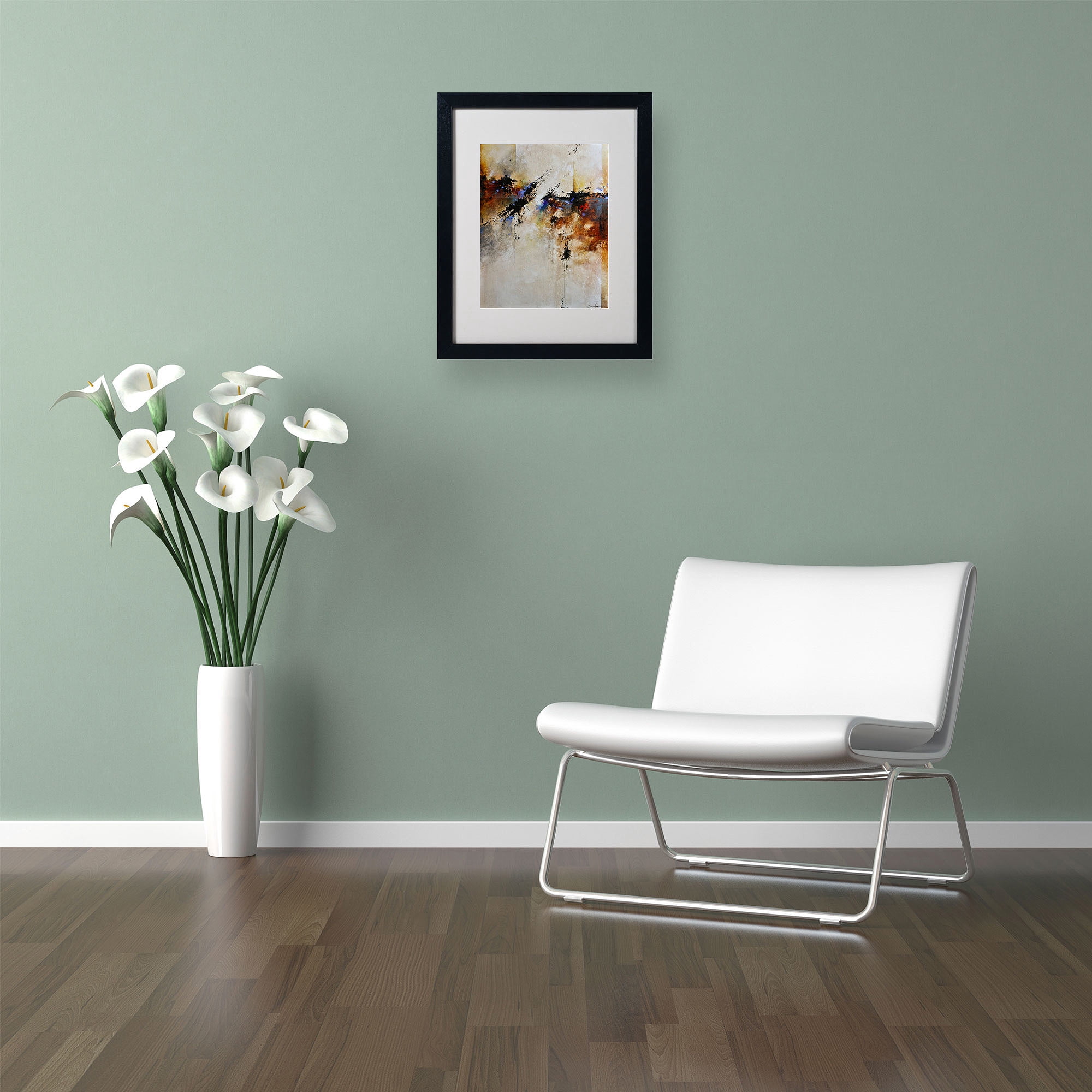 Trademark Fine Art "Fallen Light" by CH Studios, Black Frame