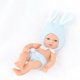 thumbnail image 4 of Muñecas de bebé recién nacidas de vinilo de 18 cm (7 pulgadas) para el día de Pascua, con conjunto de ropa que incluye chupete. Muñeca de aspecto realista., 4 of 7