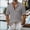 C_Gray, variant on LMOIPLI Men's Linen Short Sleeve Shirts Cotton Casual Lightweight Button Down Shirt Beach Vacation Summer Top Khaki L