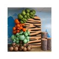 thumbnail image 6 of Tiger Print Arch Cover Spandex Fitted Backdrop With Round Top Chiara Stand for Animal Theme Party, Birthday, Baby Shower or Banquet Decoration, 6 of 7