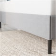thumbnail image 5 of MANGIJOY Tool-Free Assembly Full Size Bed Frame, Heavy Duty Foundation, Grey Fabric Support, No Box Spring Needed, 5 of 7