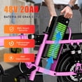 thumbnail image 4 of Bicicleta Eléctrica Uber Autonomía 60km Real S1 Color Rojo, 4 of 11