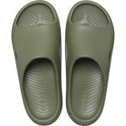 Crocs Adult Mellow Slides Recovery Sandals, Army Green, W11/M9