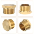 thumbnail image 4 of 6 Piezas de Accesorios de Rosca Hexagonal de Latón, Enchufe de Latón Macho G3/8" y Enchufe de Tubo Roscado Macho, 4 of 7