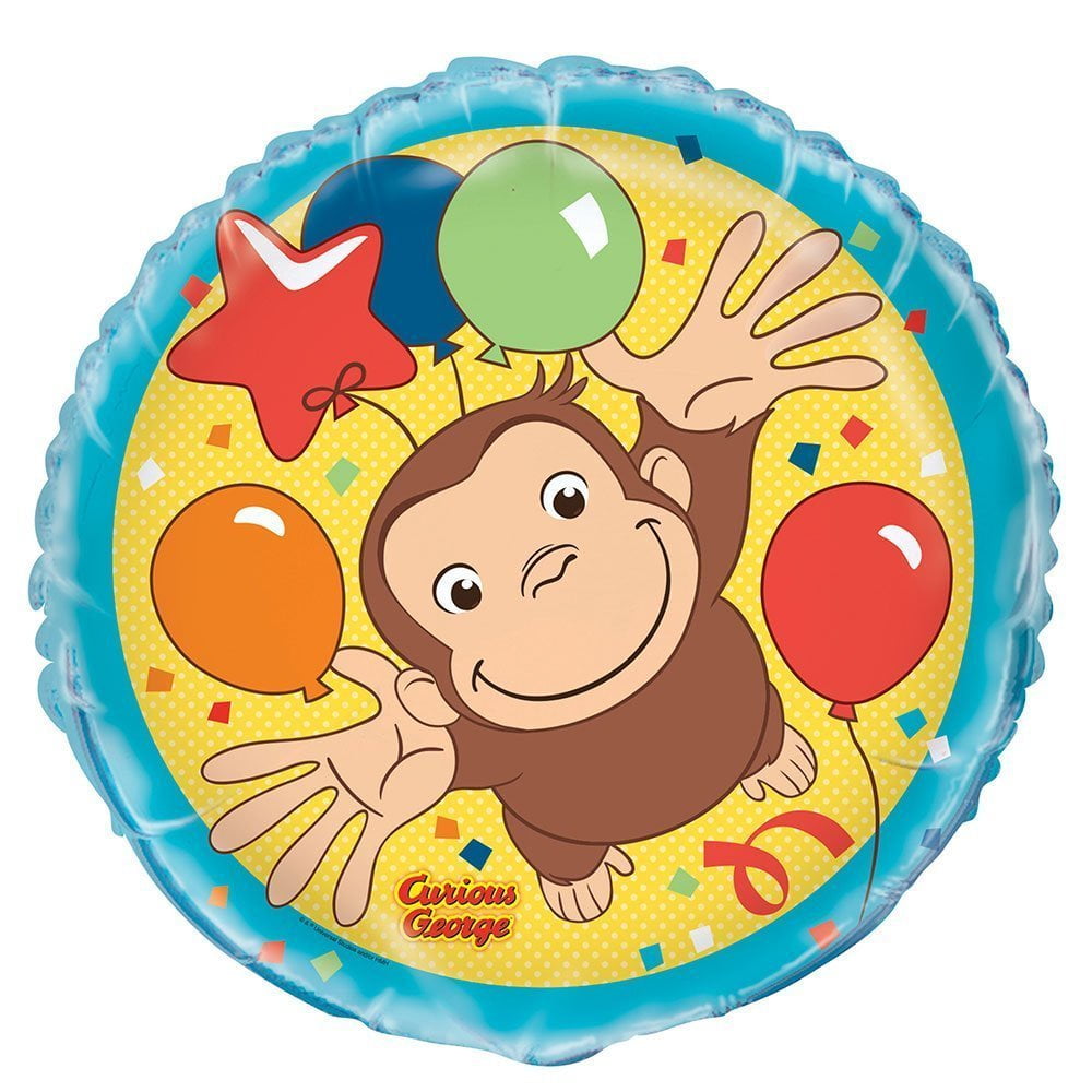 Decorations Curious George 1st Birthday Party Supplies Balloon