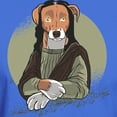 thumbnail image 3 of CafePress - Mona Lisa Dog T Shirt - Men's Classic Graphic Cotton T-Shirt, 3 of 4