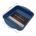 thumbnail image 3 of Molde Cuadrado Home Trends de Acero Aluminizado con Antiadherente 22x25.4 cm Azul, 3 of 4