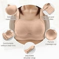 thumbnail image 5 of AHTJRT Bras for Women Wearable Gather Fixed Pad Pump Bras with Adjustable Straps Supportive Maternity Bras for Pregnancy Beige XXL, 5 of 8