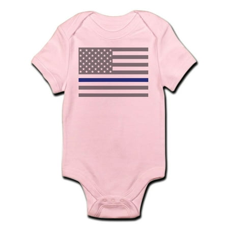 

CafePress - Thin Blue Line Body Suit - Baby Light Bodysuit