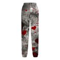 thumbnail image 4 of WXLWZYWL Halloween Pants for Women 2024 Cinch Bottom Sweatpants Women's Casual High Waisted Pockets Joggers Sport Workout Active Baggy Lounge Trousers, 4 of 5