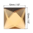 thumbnail image 2 of Unique Bargains 50 Pcs Acrylic Flat Back Rhinestones 12mm Square Artificial Gemstone for Crafts Costume Jewelry Making Tea, 2 of 7