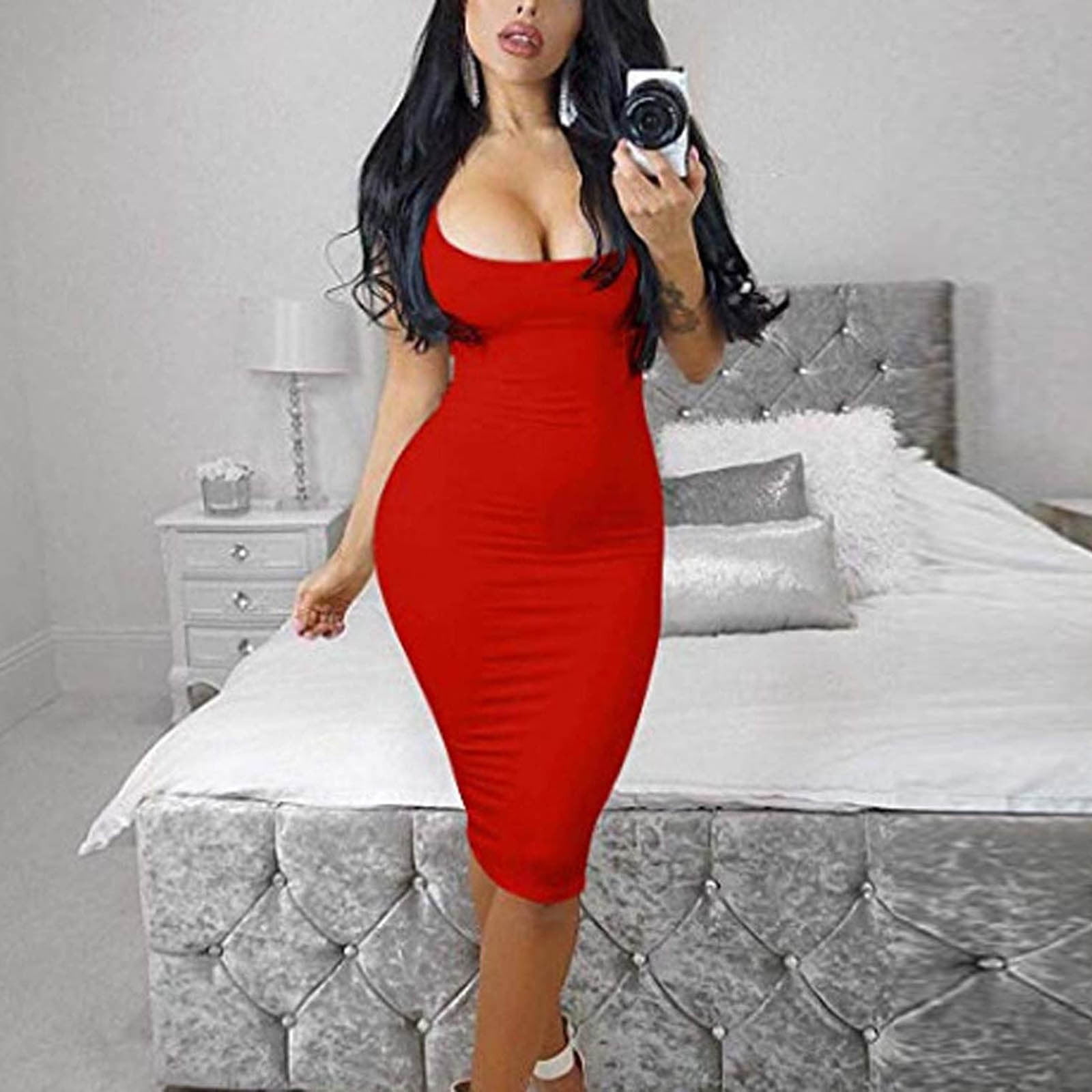 HKEJIAOI Savings Clearance Women's Casual Dresses Christmas Gift