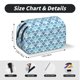 thumbnail image 5 of Easygdp Blue Fish Scale Texture para Estuche de Lápices con Tapa Flip, Suministros de Oficina y Universidad para Adolescentes y Adultos, 5 of 7