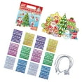 thumbnail image 6 of Christmas Stickers Craft Kits for Children Holiday Art Craft Activity Coloring Sticker Creative Festival Room Decoration, 6 of 8