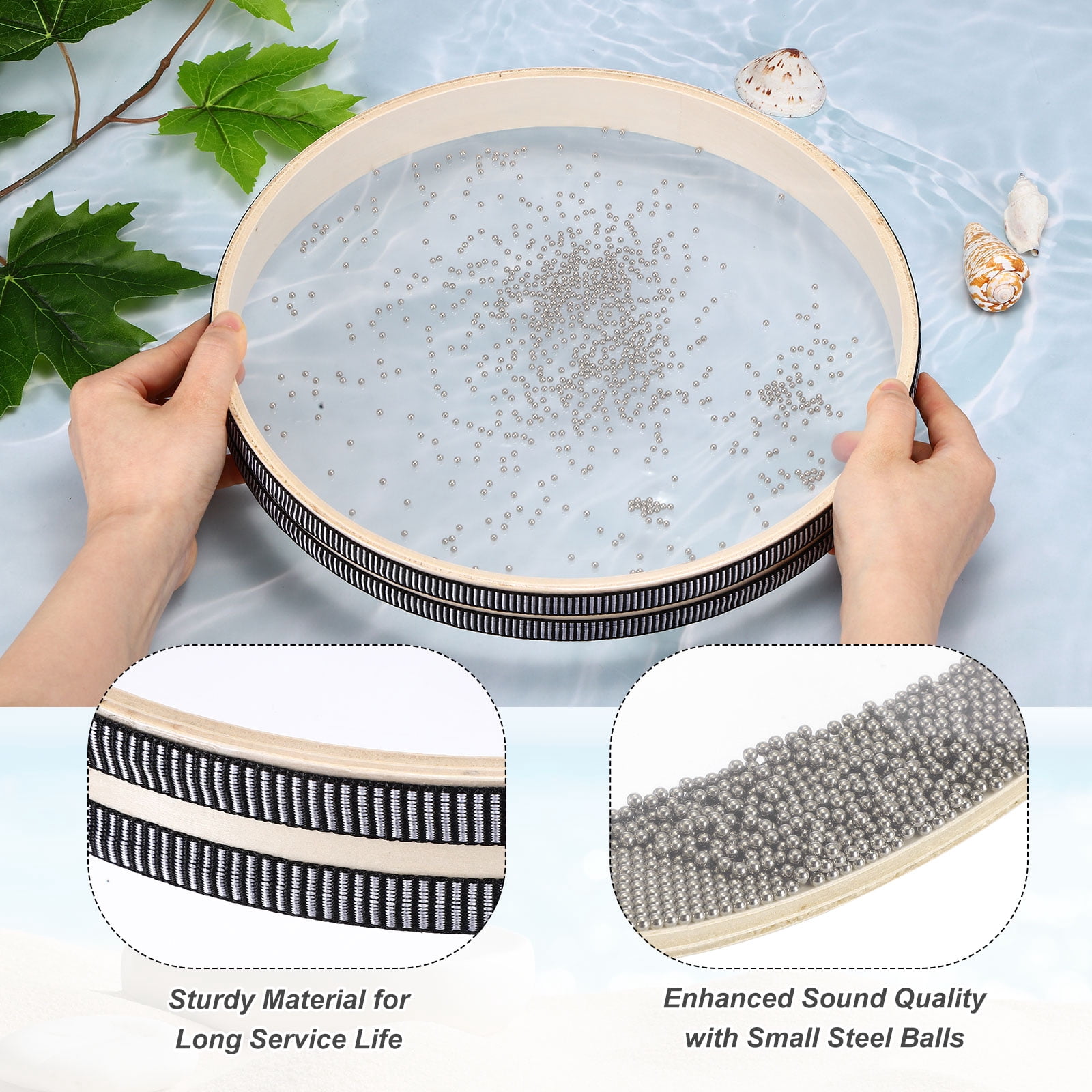 12 Inches Ocean Sea Wave Sound Drum Musical Instruments Percussion Hand Drums