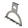 thumbnail image 4 of Dualoai Semi Circular over The Door Hook Towel Rack Stable Multifunction for Hanging for Gray, 4 of 9