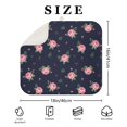 thumbnail image 4 of Pioneer Flower Floral Print Pattern Kitchen Dish Drying Mat 1 Pack, Ultra Absorbent Microfiber Drainer Mat, 16"x18", 4 of 6