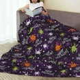 thumbnail image 6 of Fuzoiu Halloween Print Ultra-Soft Micro Fleece Blanket,All Seasons Flannel Throw, Lightweight Blanket for Bed, Sofa, Couch, Movie Night, Camping, and Travel-60"x50", 6 of 7