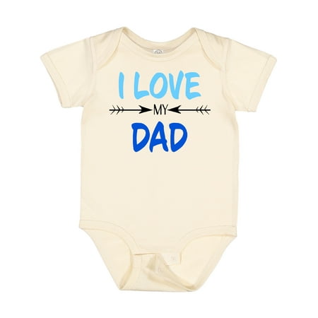 

Inktastic I Love My Dad Fathers Day Gift Baby Boy or Baby Girl Bodysuit