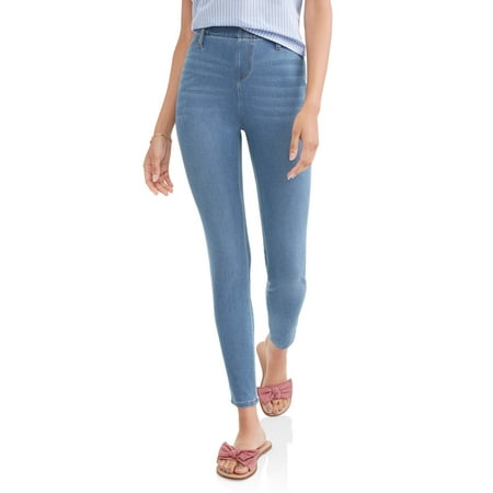 time and tru high rise ankle jegging