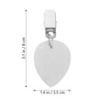 thumbnail image 3 of 4Pcs Tablecloth Weights Oval Stone Iron for Home Party Picnic Garden Patio Outdoor Use, 3 of 8