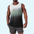 thumbnail image 2 of KPOPLK Mens Sleeveless Workout Tank Tops Quick Dry Athletic Muscle Tee Shirts Undershirts for Gym Running Size S,White, 2 of 7