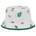 thumbnail image 4 of Men's New Era White Boston Celtics Team Cheer Reversible Bucket Hat, 4 of 4