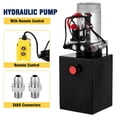 thumbnail image 4 of Double Acting Hydraulic Power Unit 12V 10.5 Quart Car Lift Hydraulic Pump Power Unit, Hydraulic Pumps with 10L Steel Tank, Car Lift Hydraulic Power Unit for Auto Repair, 4 of 9