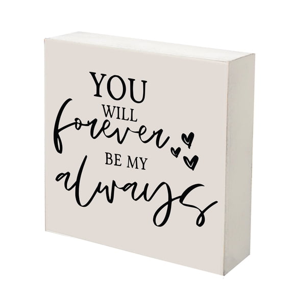 Inspiring Modern Framed Shadow Box 10x10 You Will Forever Be