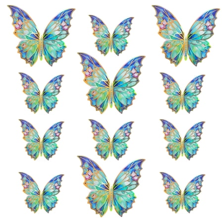 12Pcs Butterfly 3D Wall Stickers Wall Decors WallArts Wall Home Decorations