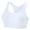 Blue, variant on Xfvqtps Girls Sports Bras with Padded Fixed Cup Seamless Racerback Soft Comfortable Breathable Solid Color Training Bra Teen Bras for 12-15 Years Beige
