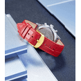 thumbnail image 3 of XIHAMA Genuine Leather Replacement Watch Band Multicolor Waterproof for Men Women， G-Red (18mm), 3 of 4