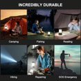 thumbnail image 5 of Zshan Lampe Portable Rechargeable USB LED (Jaune), 3000mAh Lampe de Camping, Projecteur Portable LED, Super Puissante, 6 Modes de Lampe de Camping, Câble USB Inclus, Étanche, 5 of 5