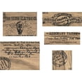 thumbnail image 2 of Idea-Ology Wooden Vignette Panels 5/Pkg-Adverts, 2 of 2