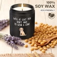 thumbnail image 7 of 7oz Black Clear Glass Candle, Black Cedar Juniper Scented, Aromatherapy Candle for Home, Masculine Scent Gift for Men, 7 of 7