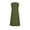 Army Green, variant on HBBIKVI Snap Closure Midi Dress for Women Summer Sleeveless A-Line Dress with Front Snaps,Side Pockets,and Flowy Comfortable Fit for Summer Casual Wear