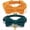 Orange Green, variant on 2Pack Soft Corduroy Cat & Dog Collars with Bow Tie & Bell, Adjustable Breakaway Safety Collar for Small Pets