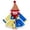 Yellow, variant on Leey-World Toddler Halloween Outfits Baby Boy Girl Clown Contrast Color Long Sleeve Jumpsuit Hat Smocked Outfits with Hat(Purple,12-18 Months)