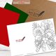 thumbnail image 4 of Tarjetas de Navidad para colorear Art Eclect, 10 diseños con sobres, 4 of 9