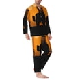thumbnail image 2 of Daiia tractor cultivating the land for Men's Long-Sleeved Pajama Set – Soft & Comfortable Sleepwear Button-Up Pajamas Cozy Lounge Wear-Large, 2 of 7