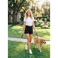 thumbnail image 5 of SHEWIN Jean Shorts for Women High Waisted Casual Shorts Stretchy Fashion Trendy Double Button Fly Denim Short Pants Black, 5 of 10