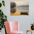 thumbnail image 3 of Chilfamy Foggy Lake Canvas Print Modern Art Decor for Home Living Room Bedroom Kitchen Office Salon Bar 16x12in, 3 of 6